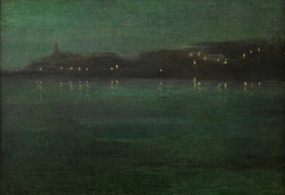 Nocturne: Battersea Reach by Walter Greaves